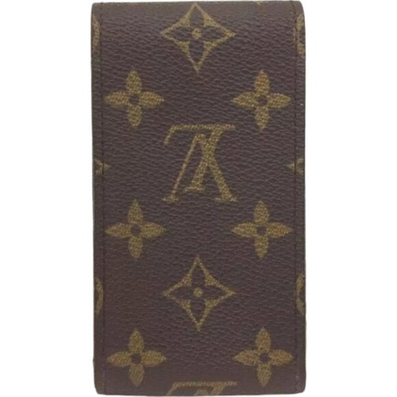 543151AS (X1) Louis Vuitton Wallet Cigarette Case Brown Monogram - Picture 2 of 9